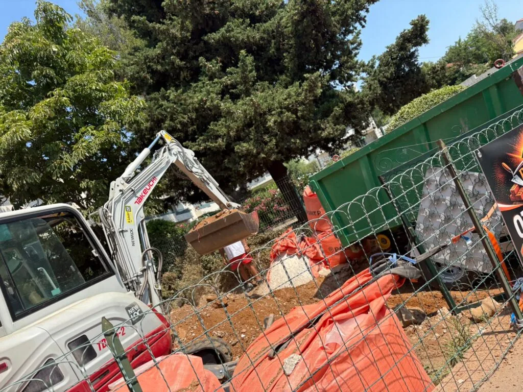 Benne à gravats