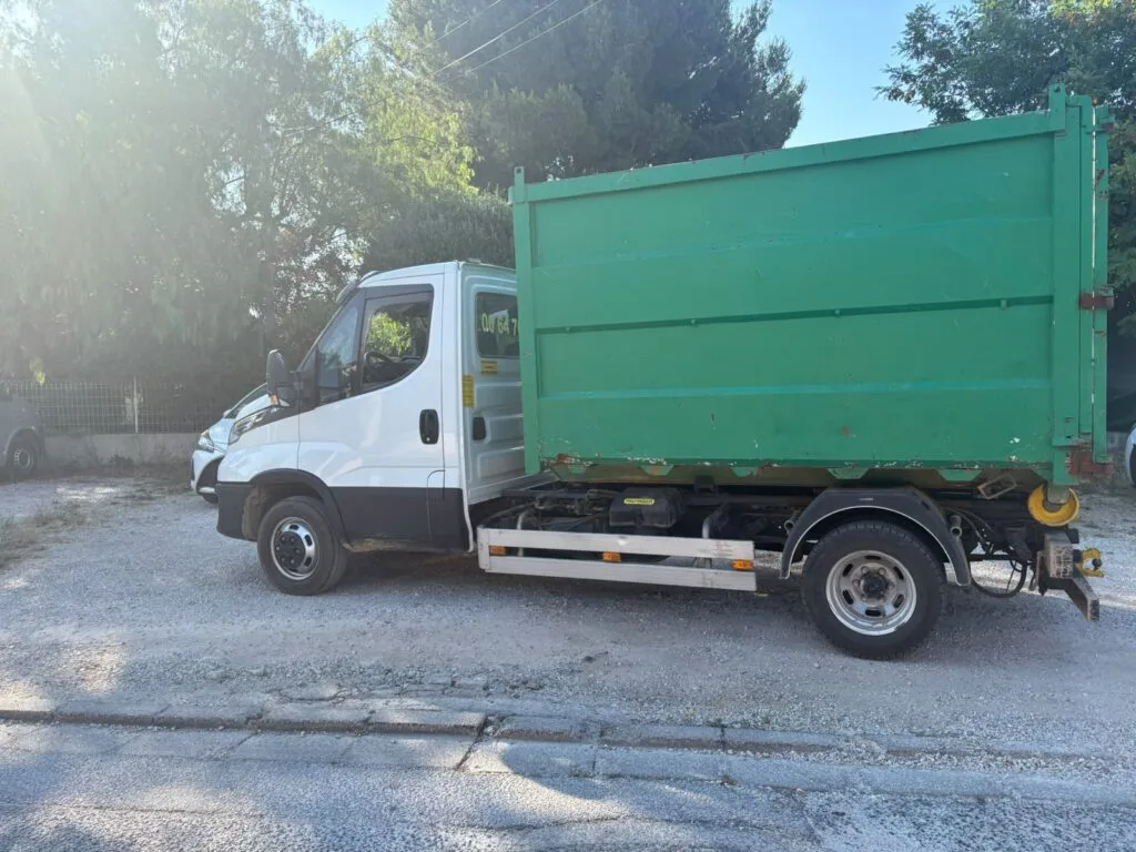 Déchets acheminés vers un centre de tri